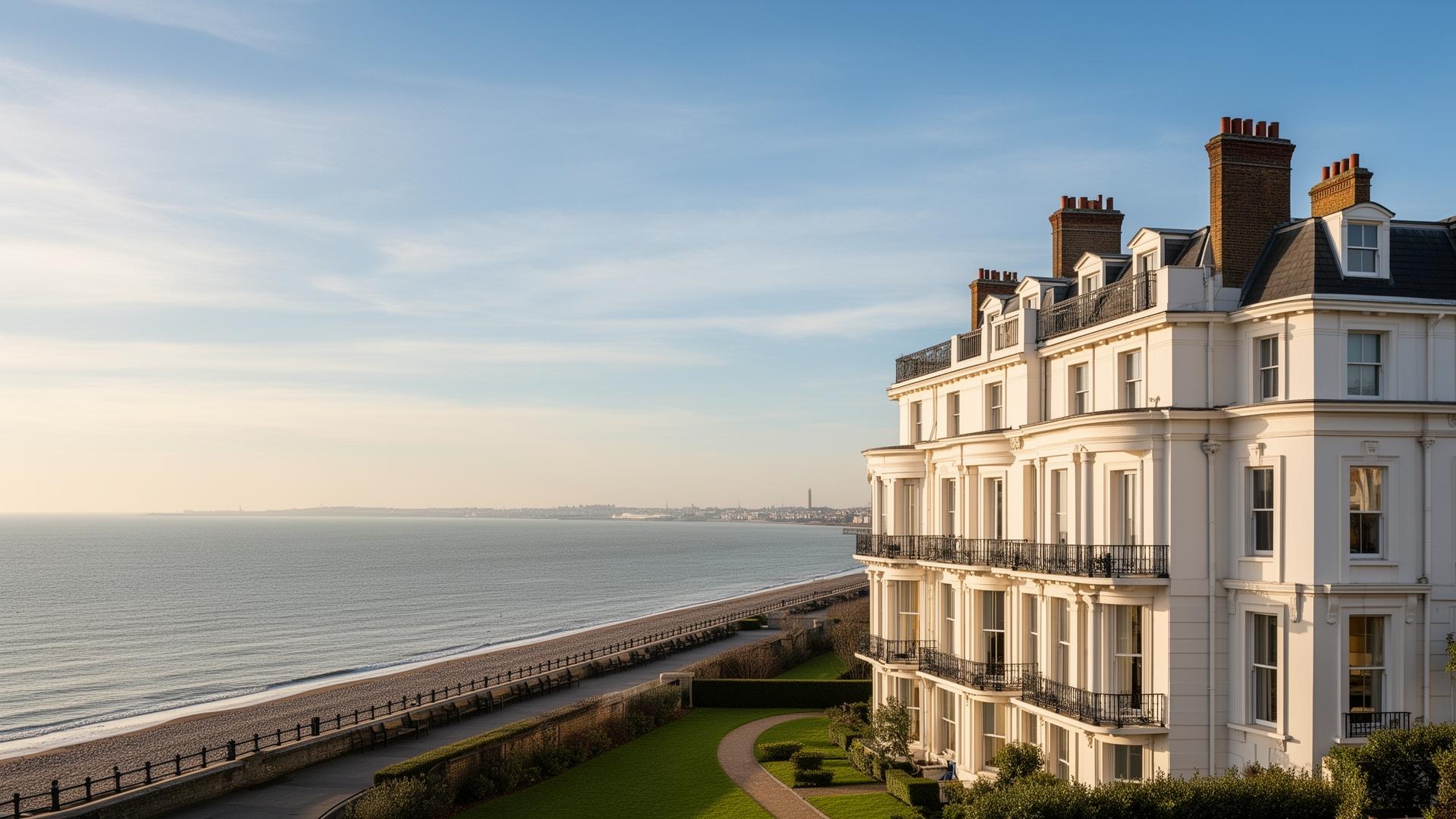 Elegant residential street in Southend-On-Sea